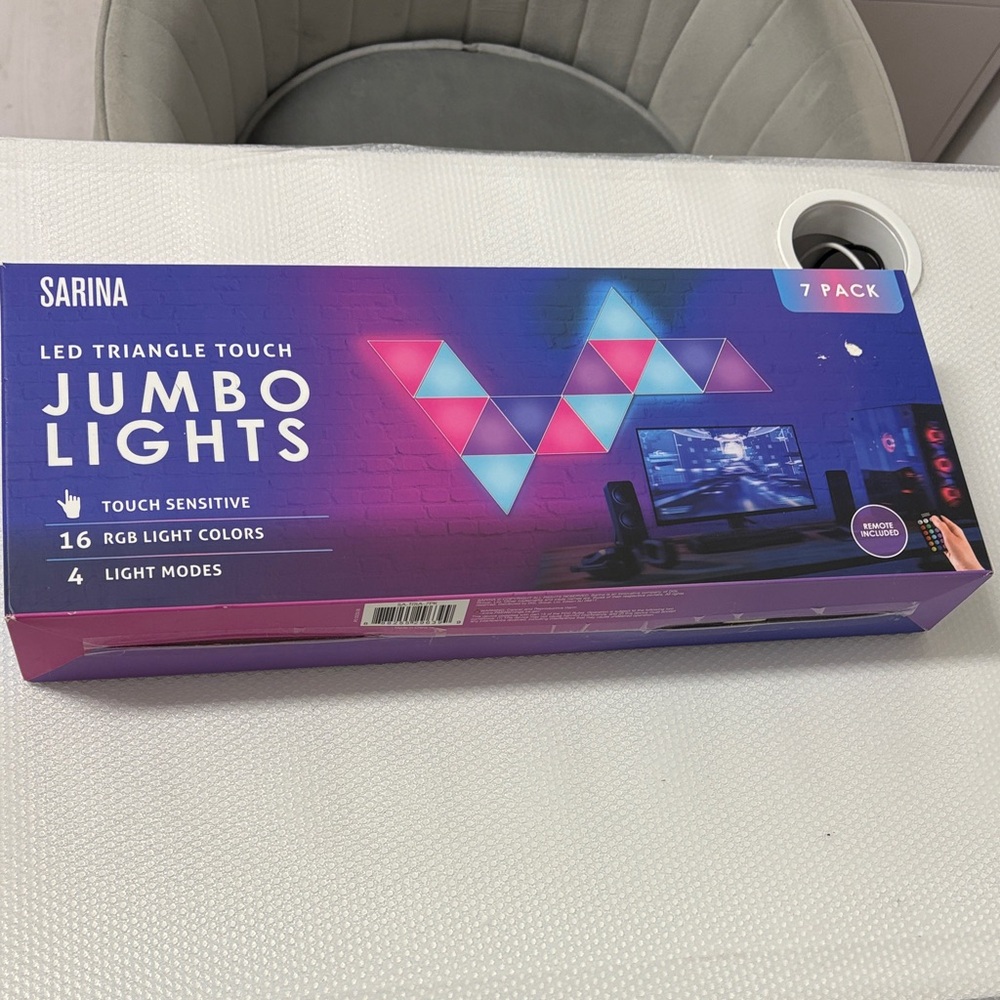Sarina LED Triangle Touch Jumbo Lights